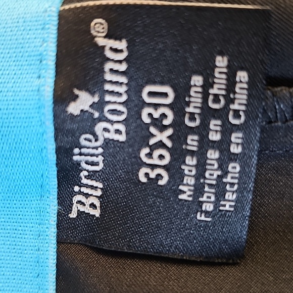 Birdies Black‎ Dress Pants.  NWR. 36 X30 Classic Straight-Leg. GOLF PANTS - Picture 9 of 10